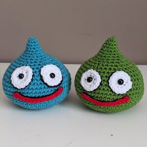 Slime Amigurumi inspired on Dragon Quest | Handmade Crochet Dragon Quest Slime